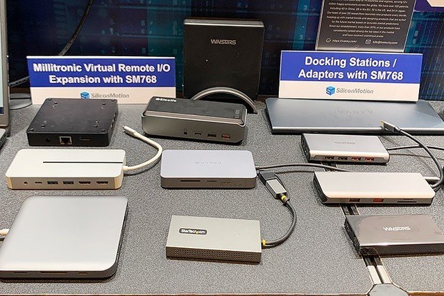 2023台北电脑展:SMI展示SM768图形SoC方案 实现双4K无线显示