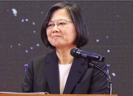 蔡英文（台湾“中时新闻网”资料图）