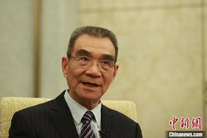 7月12日，林毅夫在北京接受中新社記者專訪。中新社記者 蔣啟明 攝
