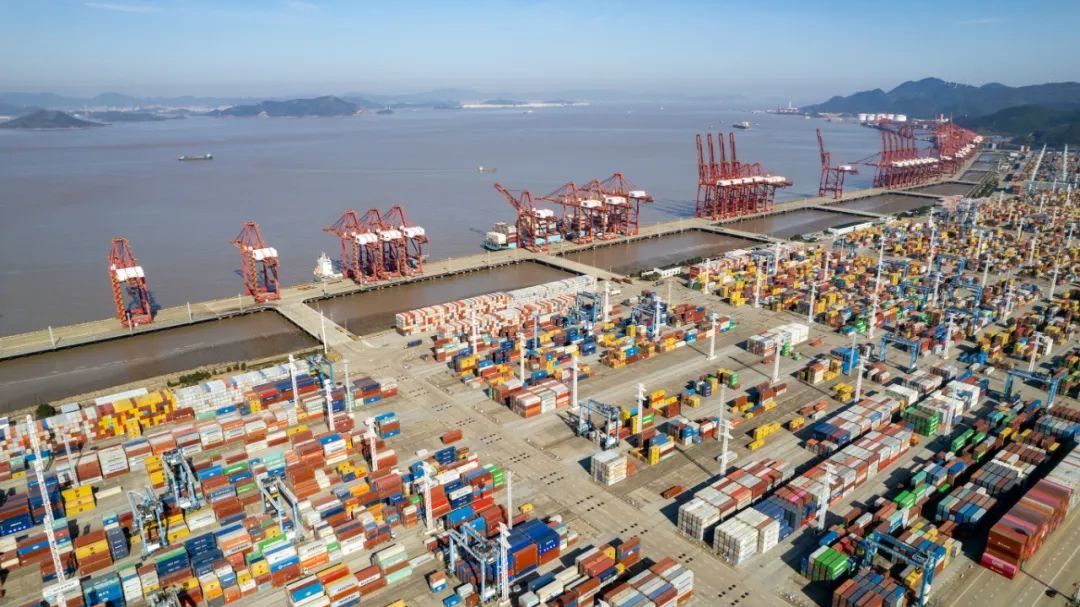 宁波舟山港穿山港区 图源:视觉中国