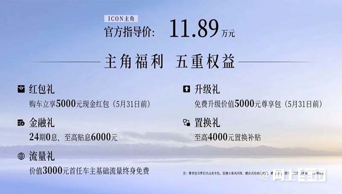 加9000元买高配版吉利新ICON主角售11.89万元-图1