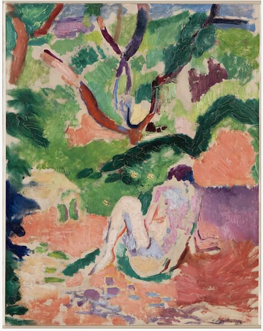 马蒂斯，《树林里的裸体》，1906