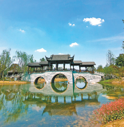 成都金牛区天府艺术公园。李 憓摄（人民视觉）