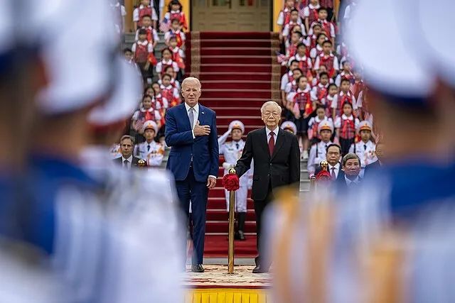 ▲9月10日，美国总统拜登访问越南。