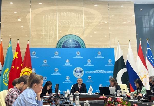 5月10日，上海合作组织秘书处召开介绍本次上合外长会成果的新闻发布会