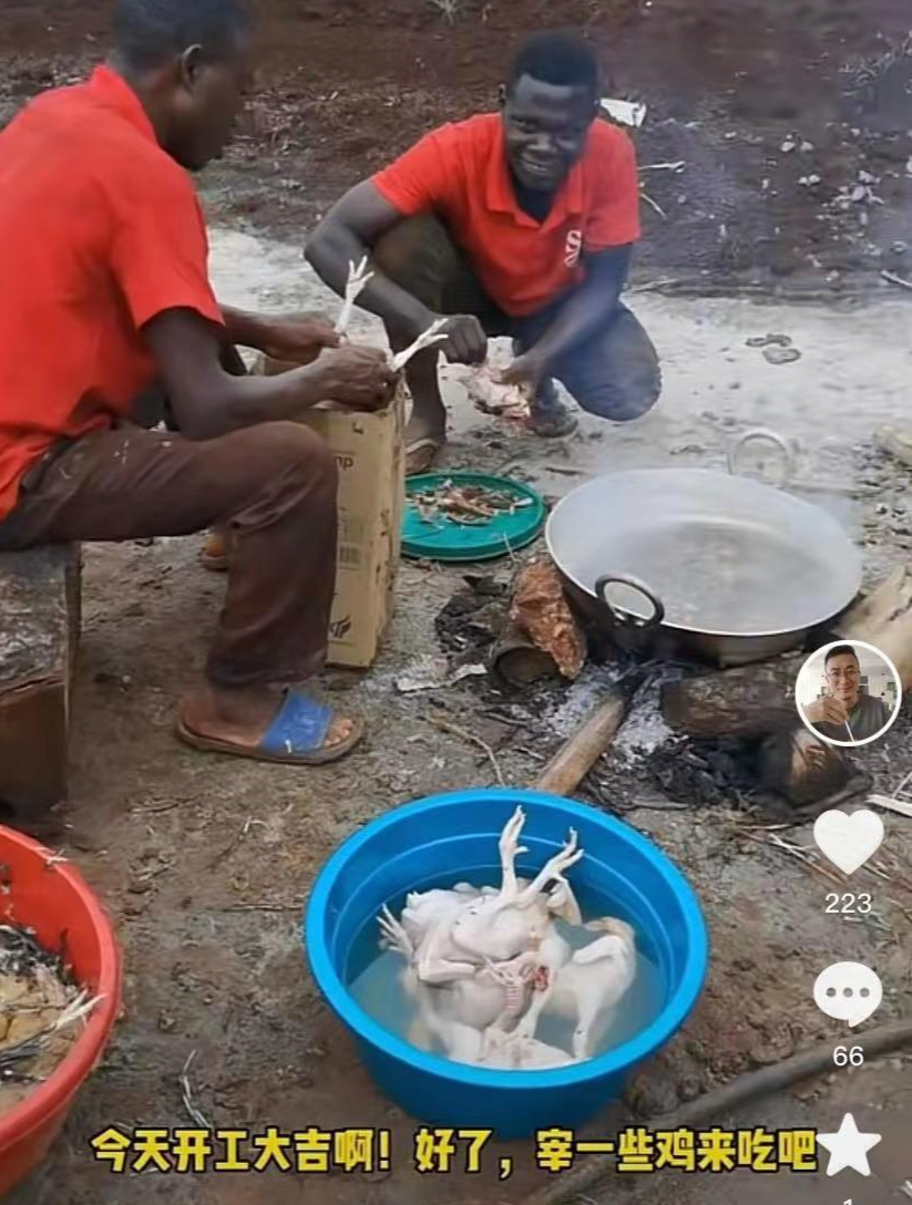 ↑李国胜分享在非洲的生活 视频截图