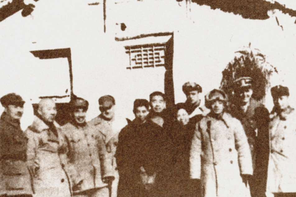 美军观察组在延安。来源/中国第二历史档案馆《中华民国历史图片档案第三卷》