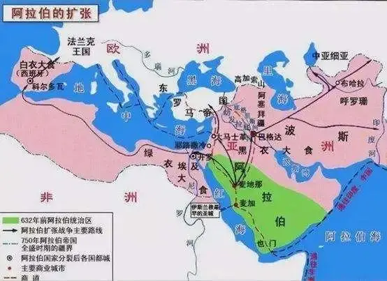 ▲阿拉伯人占据巴勒斯坦
