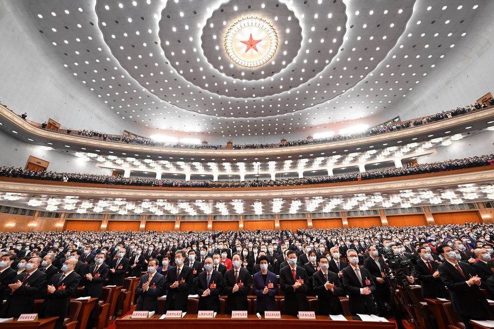 3月5日,第十四届全国人民代表大会第一次会议在北京人民大会堂开幕.