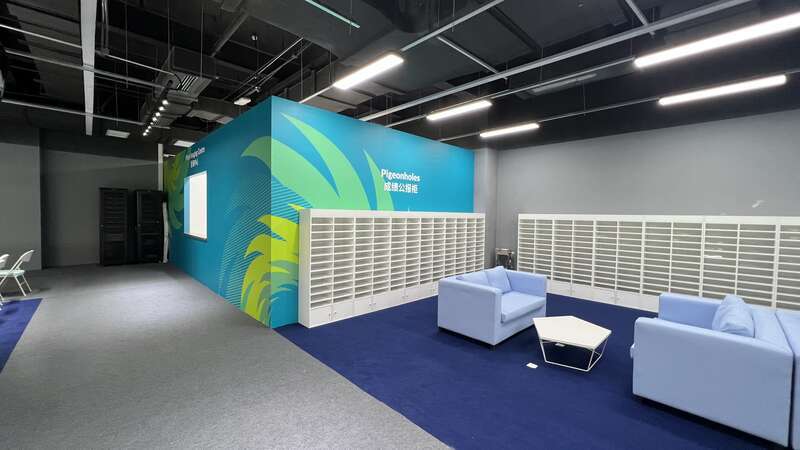 媒体工作间一角。汪龙华/摄