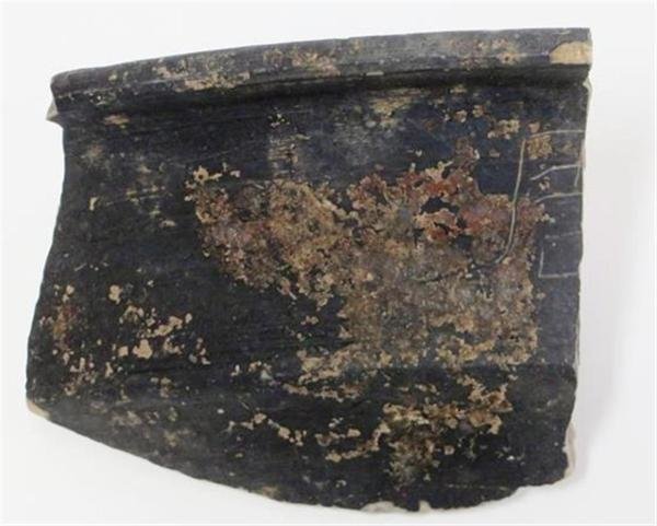 日本长崎县壹岐市“Karakami”遗址出土的土器残片(图片来源:海外网)