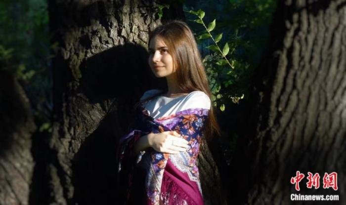 伊丽娜在故乡哈巴罗夫斯克市。受访者供图