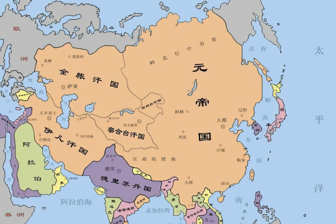 ▲蒙古帝国