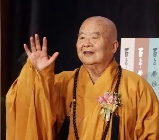 图为星云大师 图片来源:台湾联合报