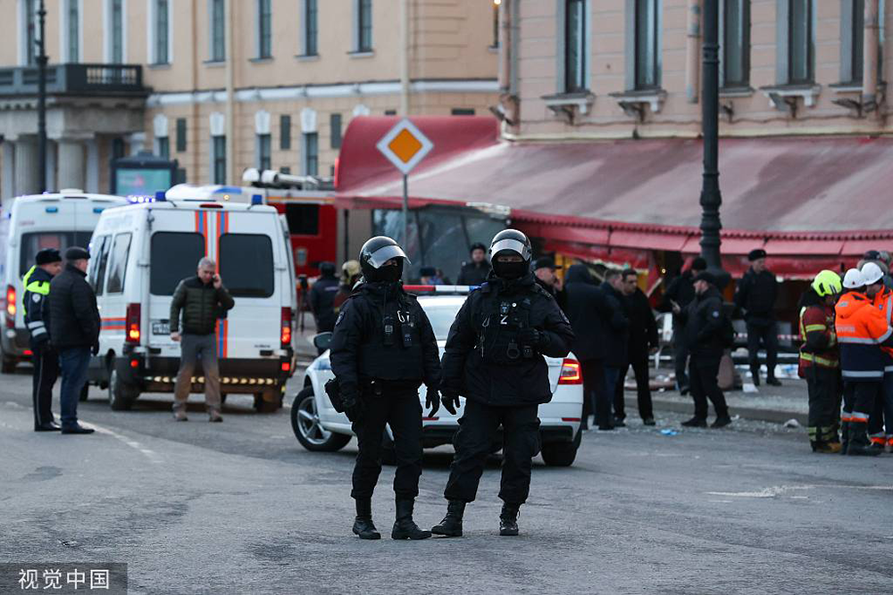 俄知名军事博主咖啡馆被炸身亡事件伤者增至32人，其中10人重伤