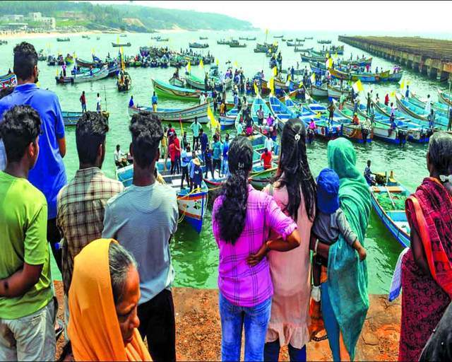 印度喀拉拉邦的渔民罢工