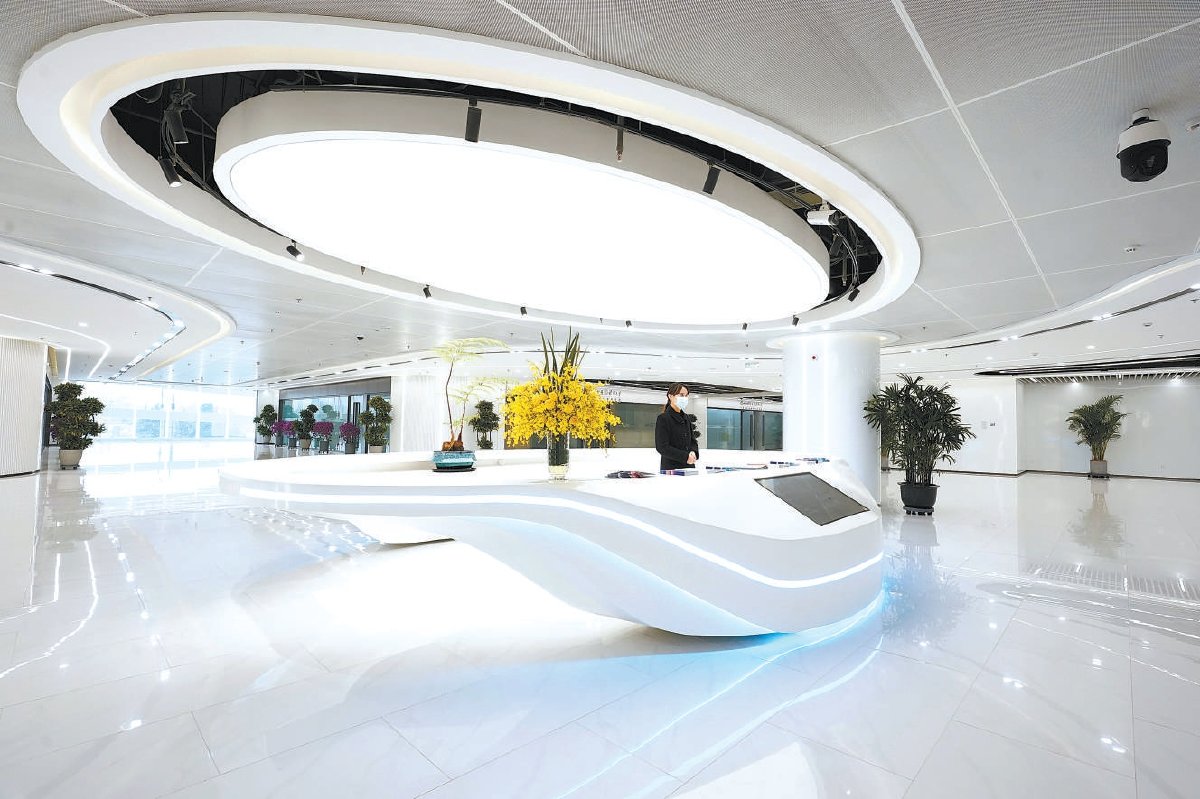 图为新动力金融科技中心。本报记者 方非摄