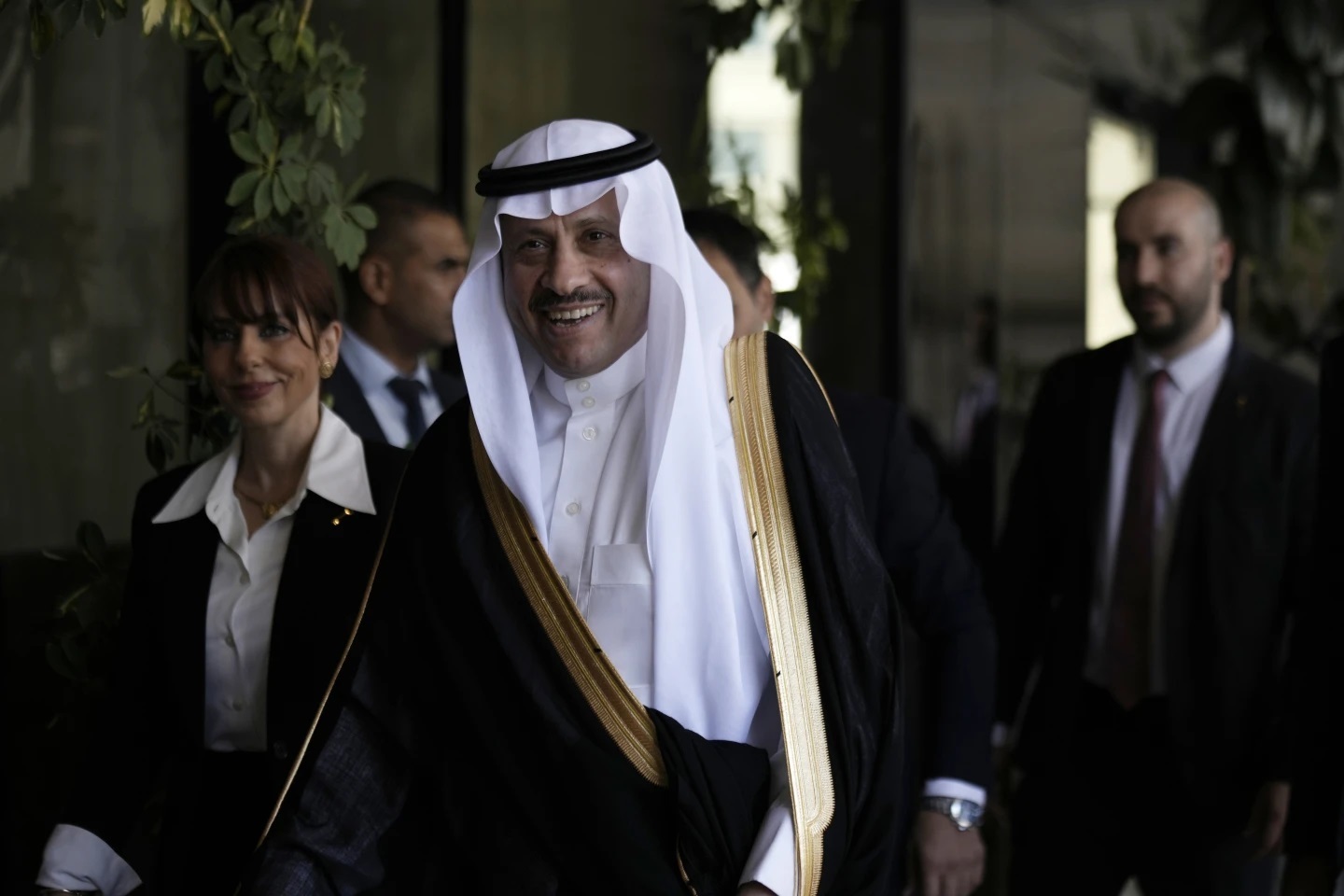 9月26日，沙特首任驻巴勒斯坦非常驻特命全权大使纳伊夫·苏德里到访拉姆安拉 图自美联社