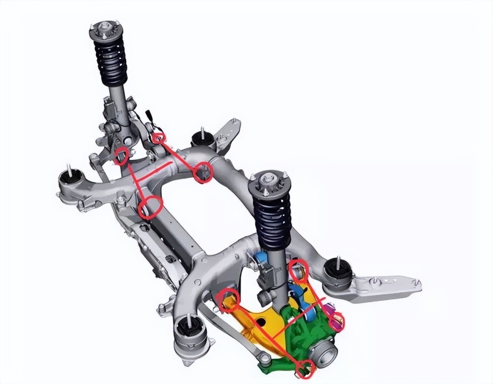 汽车悬挂图解类型图片