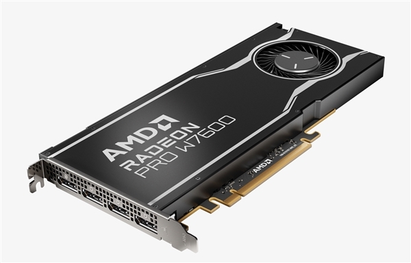 AMD发布RDNA3专业显卡Radeon Pro W7600/W7500:RX 7600血亲4300元贵一倍