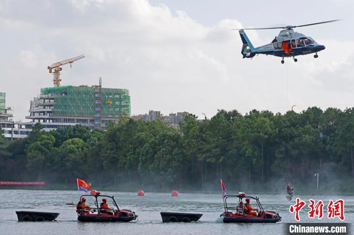 上海举行城市综合灾害应急救援实战演练丨上海灾害预警