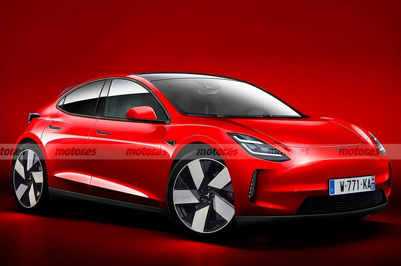 特斯拉model2实车现身两厢小钢炮造型或低于18万元