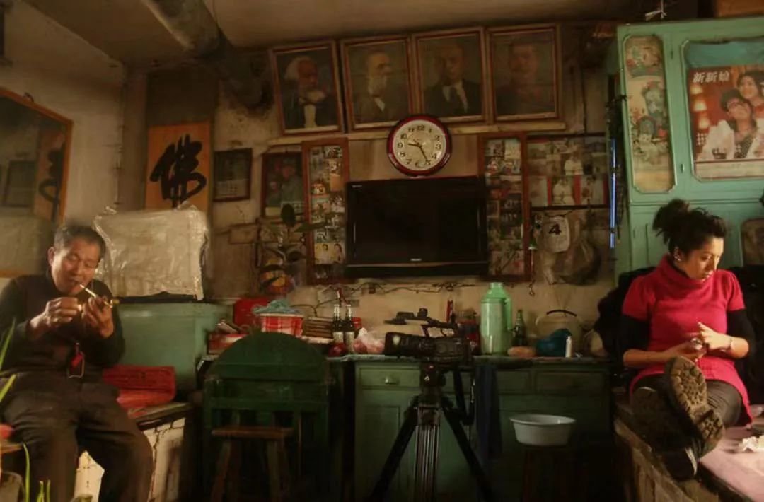 徐童拍摄的老唐头与唐小雁