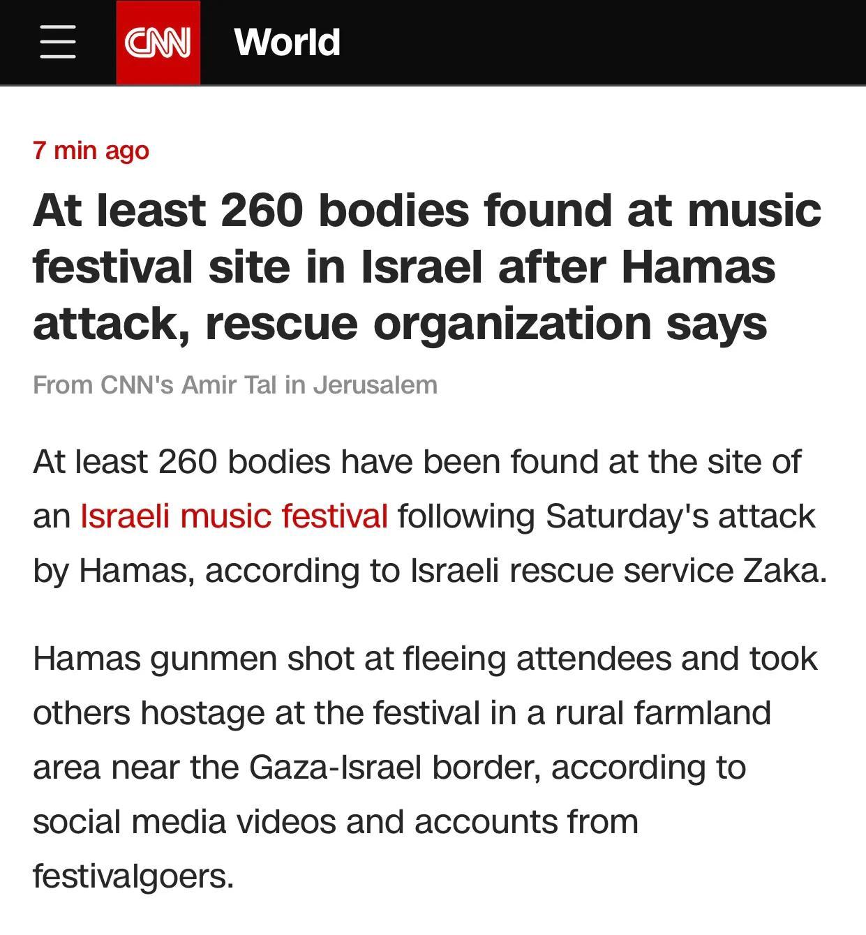 据报哈马斯事前不知音乐节 是临时突袭_凤凰网视频_凤凰网