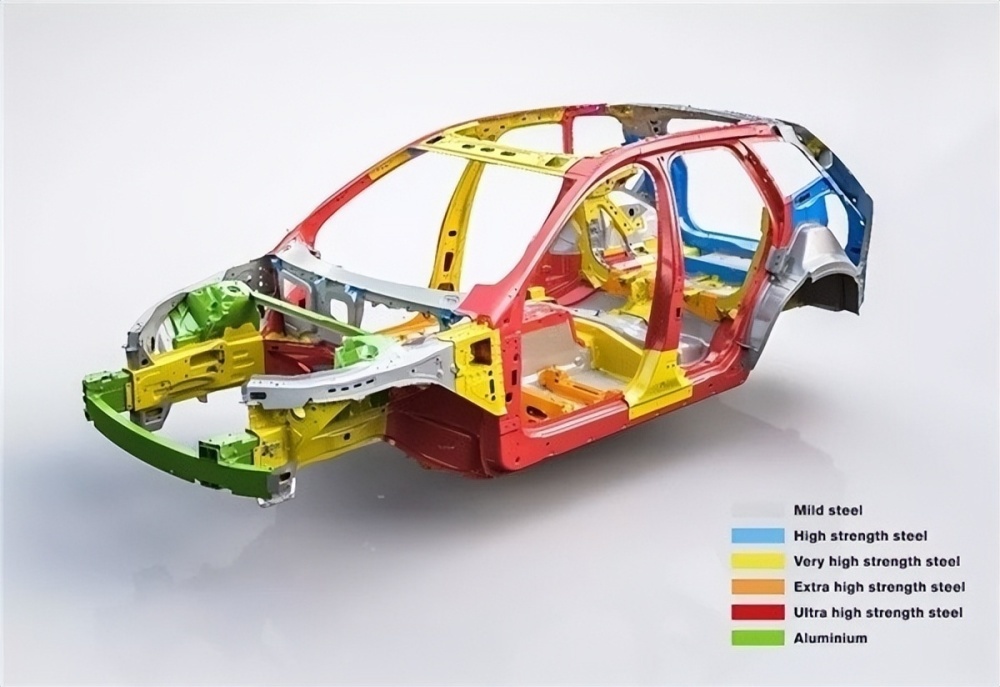 据了解,沃尔沃xc90的白车身硼钢比例高达33%,而这种特殊材料的硬度