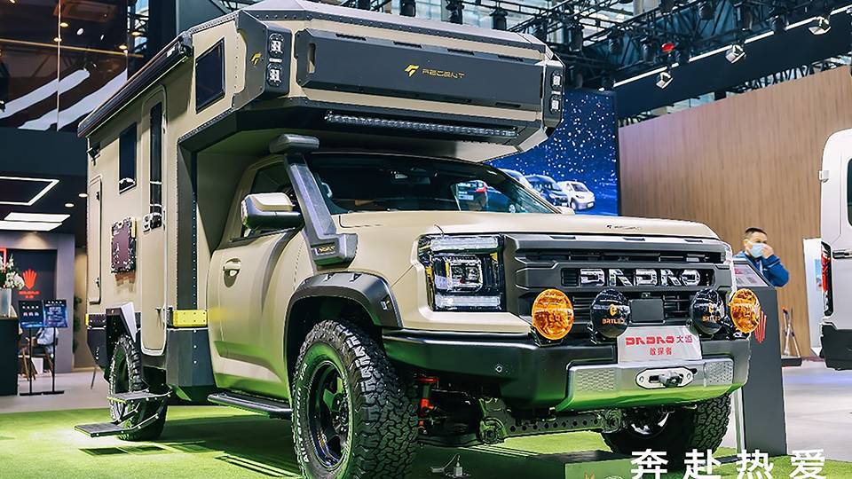 进军越野房车市场江铃大道携铸镕ziron亮相车展