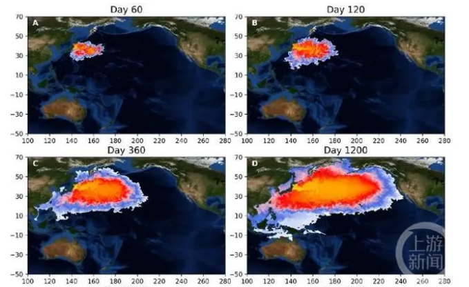 ▲放射性氚的微观扩散模拟结果。图片来源/网络