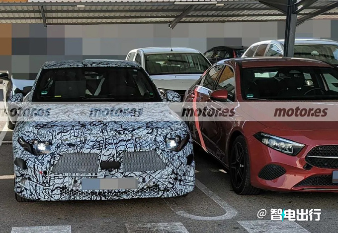 奔驰CLA纯电版曝光续航近900km/竞争Model 3-图3