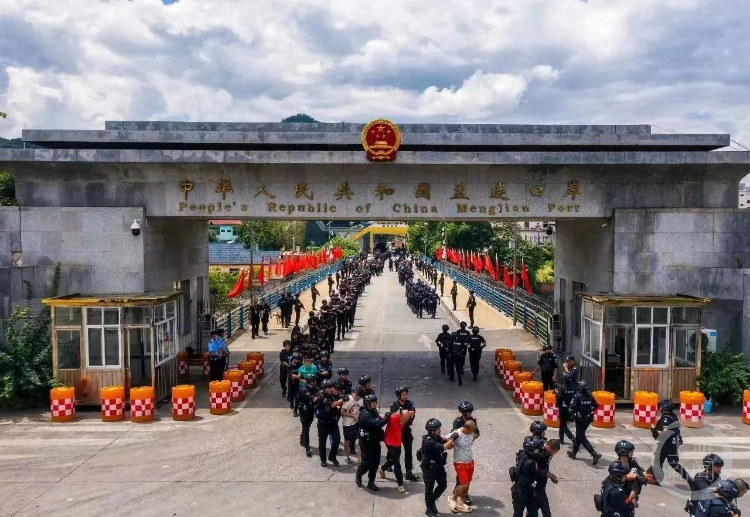 9月6日,缅甸向我方移交涉诈骗犯罪嫌疑人1207名。 图据公安部刑侦局官方微信
