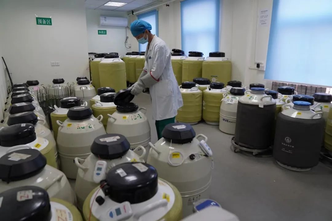 精子库储精室。国是直通车 赵斌 摄