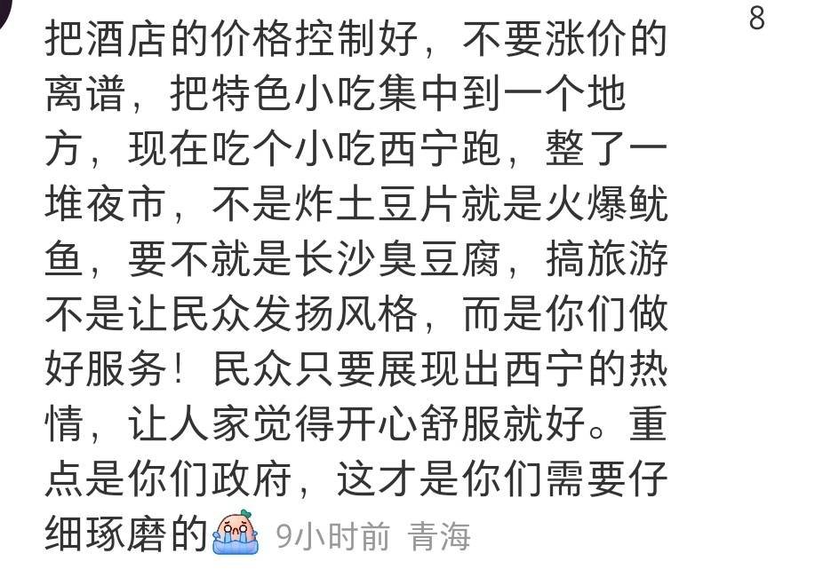 网友对旅游服务的建议