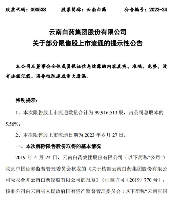 一看就會（云南白藥大股東是誰）云南白藥持股公司，解禁前夕拋出減持計劃，云南白藥第四大股東計劃最高套現(xiàn)近19億元，burp官網(wǎng)，