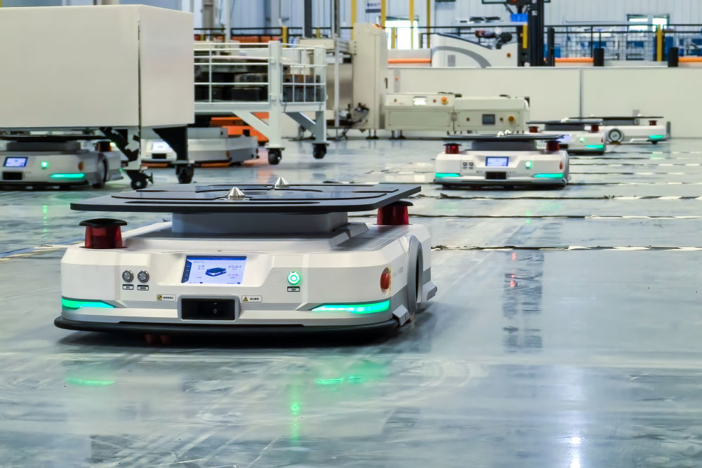 这是斯坦德机器人测试车间（2023年10月23日摄）。新华社发