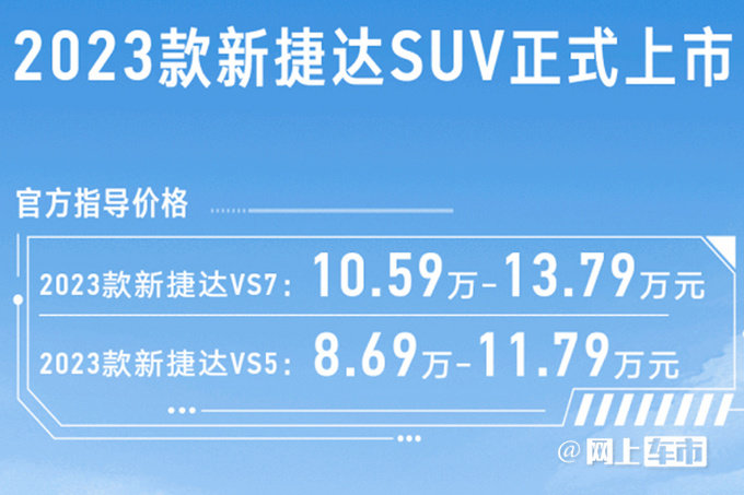 官方涨价捷达新款VS5/VS7售8.69万起 配置升级-图3