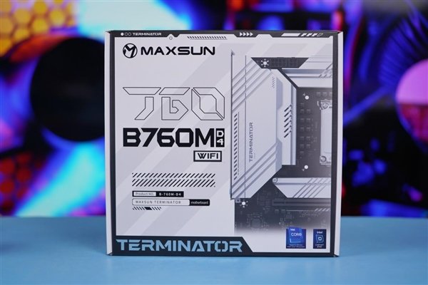 新一代甜品主板!铭瑄终结者B760M D4 WIFI图赏