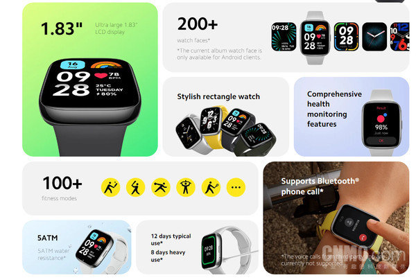 红米Redmi Watch 3 Active