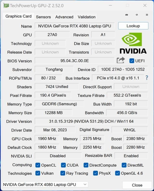 终于告别挤牙膏 RTX4080游戏本性能爆棚