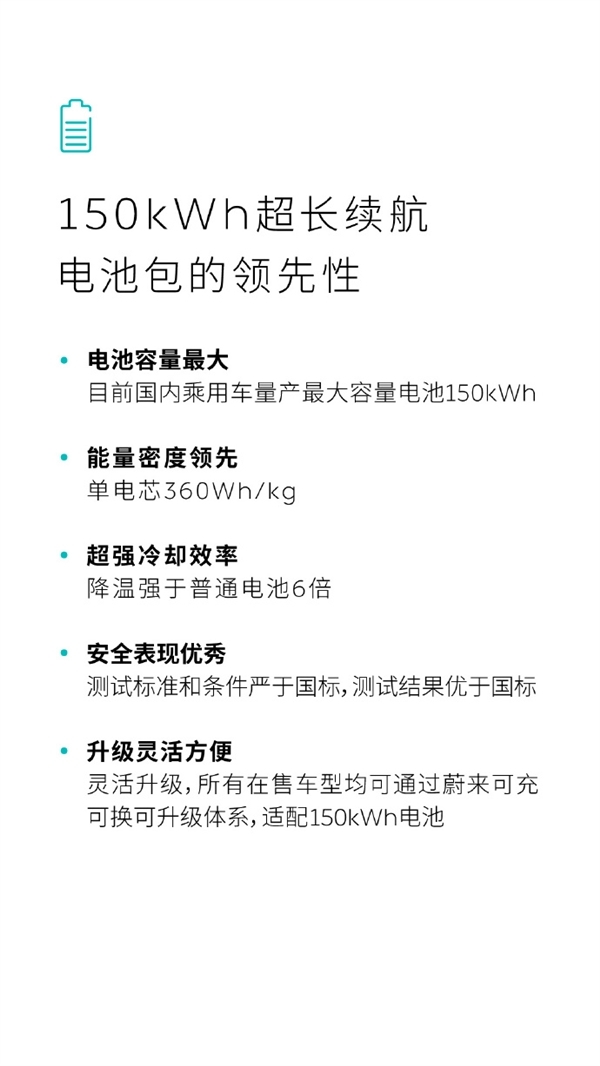 蔚来150度电池包实测续航超1000公里!油车能去的地方蔚来都能去