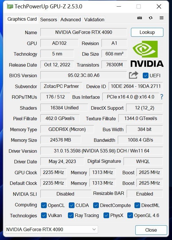 索泰RTX 4090 PGF OC显卡评测 高规新旗舰首秀