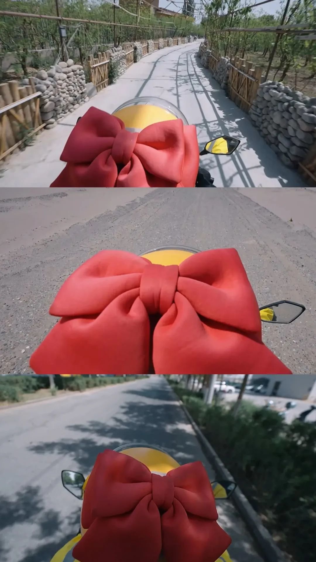 “蝴蝶结”出现在马路、景区、沙漠,记录着“罗琴们”不断向前的人生 / 摄影:施安