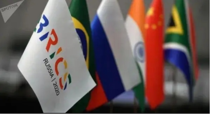 金砖五国（BRICS）。 图源：俄罗斯卫星通讯社