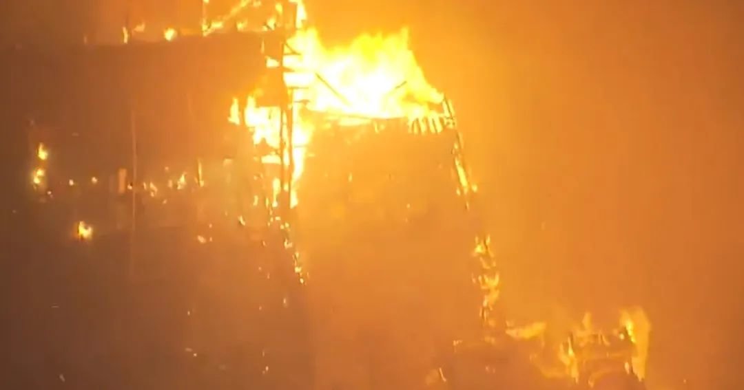 尖沙咀大火(图:信报)