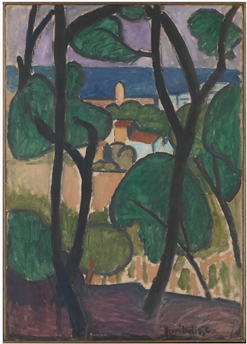 马蒂斯，《科利乌尔景观》，1907