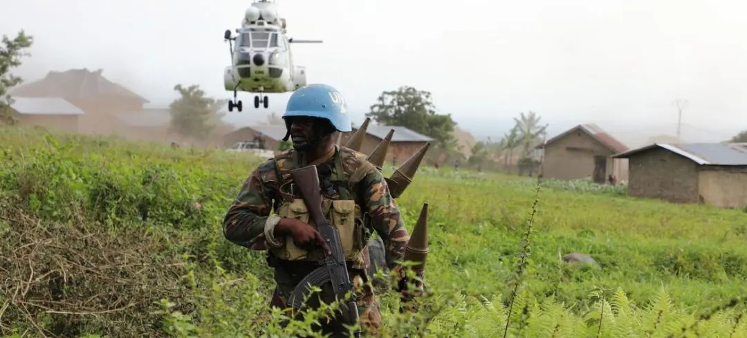 联合国维和人员在刚果民主共和国东部的穆特万加巡逻 （图源：联合国）