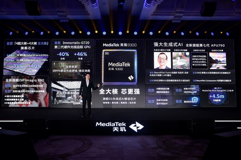 联发科天玑9300全球首发评测:全大核猛如虎!GPU/AI双惊喜