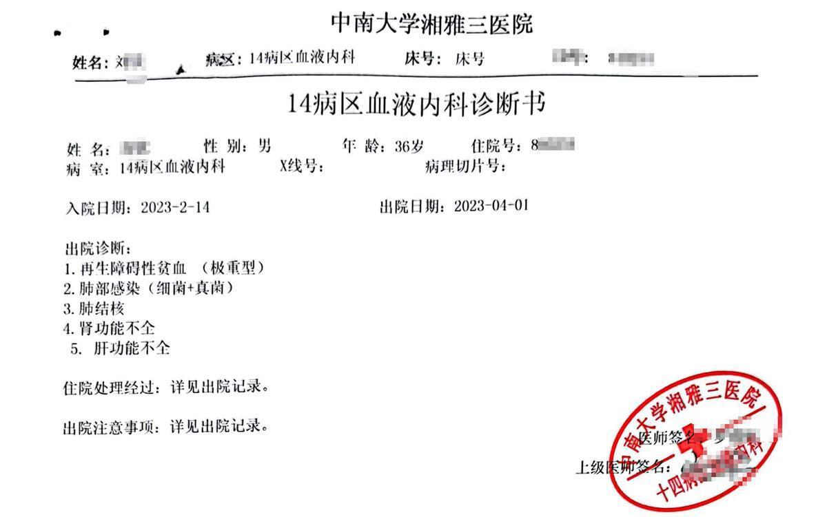 诊疗结果(受访者供图)